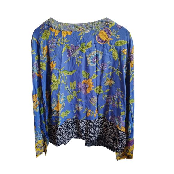 Carole Little Rayon Jacket  Multicolor Womens Size 12 - Picture 3 of 6